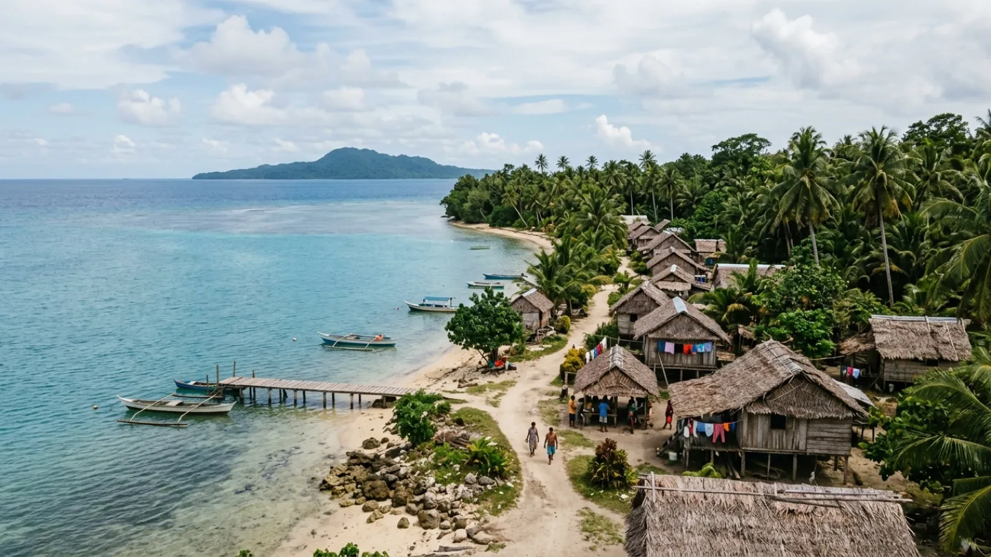 Hatohobei, Palau travel banner