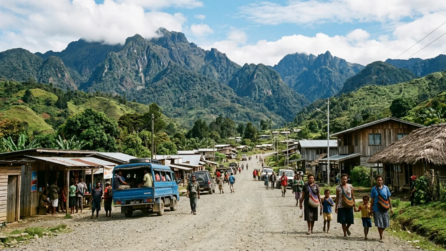 Chimbu, Papua New Guinea travel banner