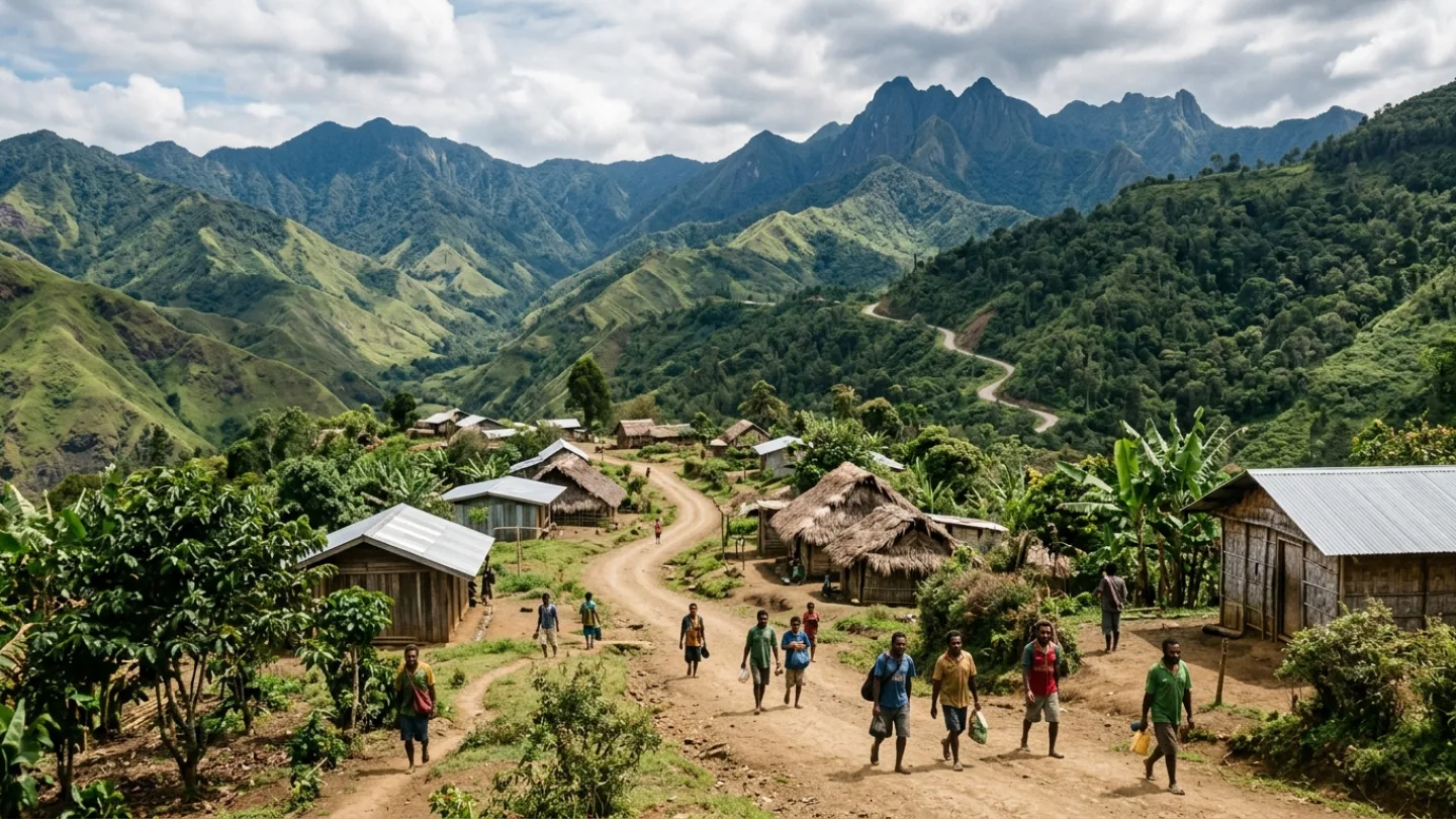 Eastern Highlands, Papua New Guinea travel banner
