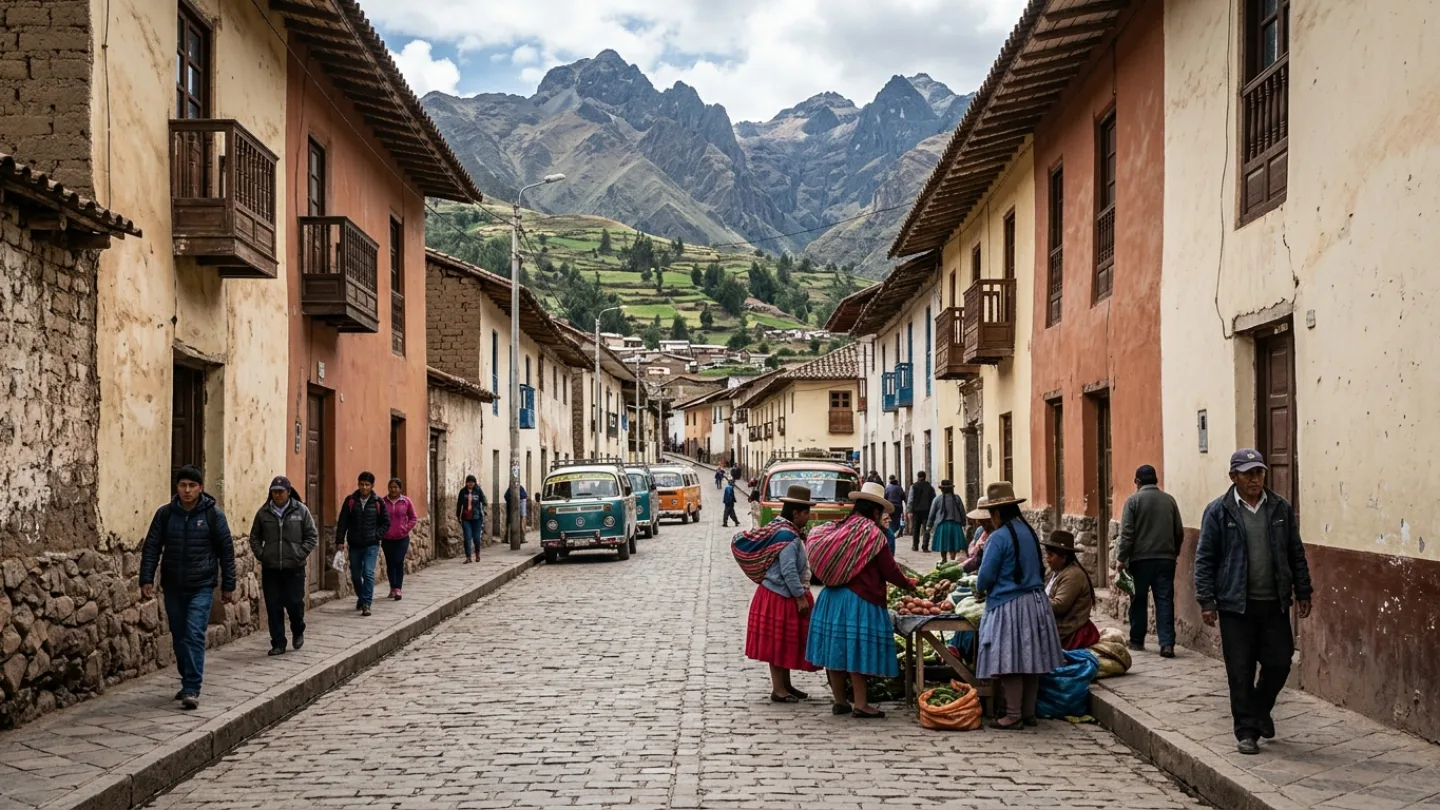 Junín, Peru travel banner