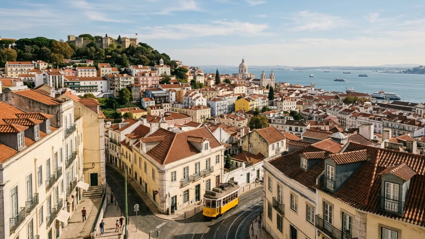Lisbon, Portugal travel banner
