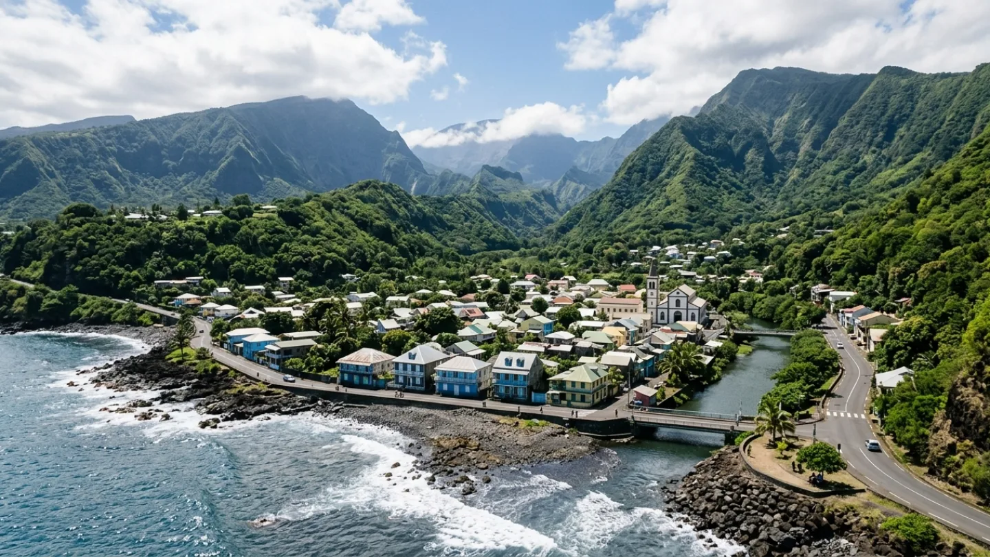 Saint-Benoît, Réunion travel banner