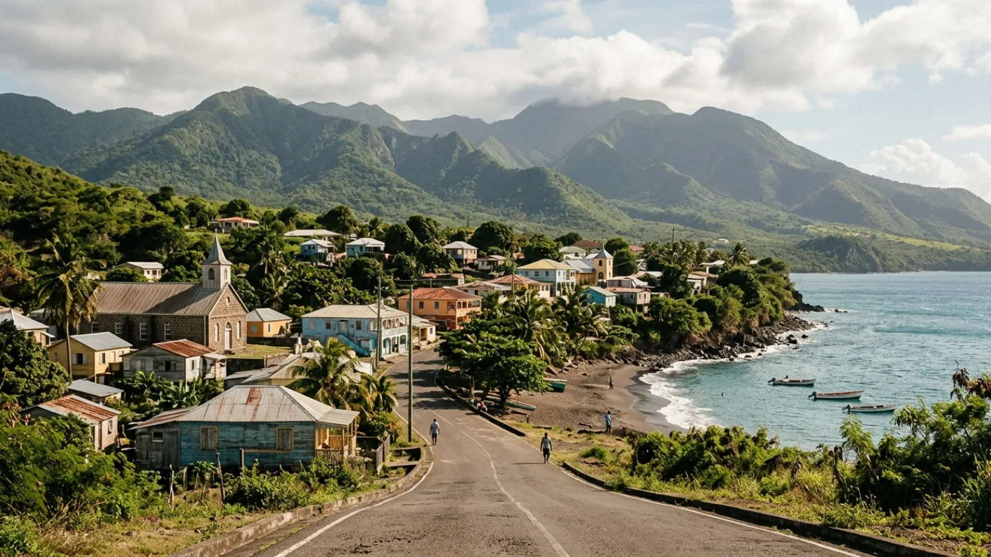 Saint John Capisterre, Saint Kitts and Nevis travel banner