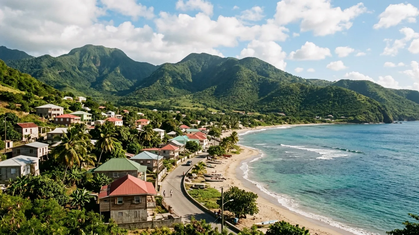 Saint Mary Cayon, Saint Kitts and Nevis travel banner