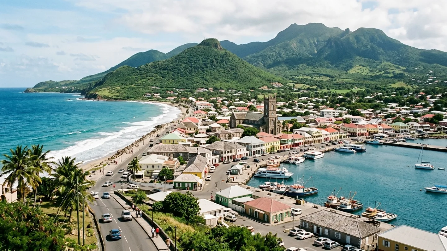 Saint Peter Basseterre, Saint Kitts and Nevis travel banner