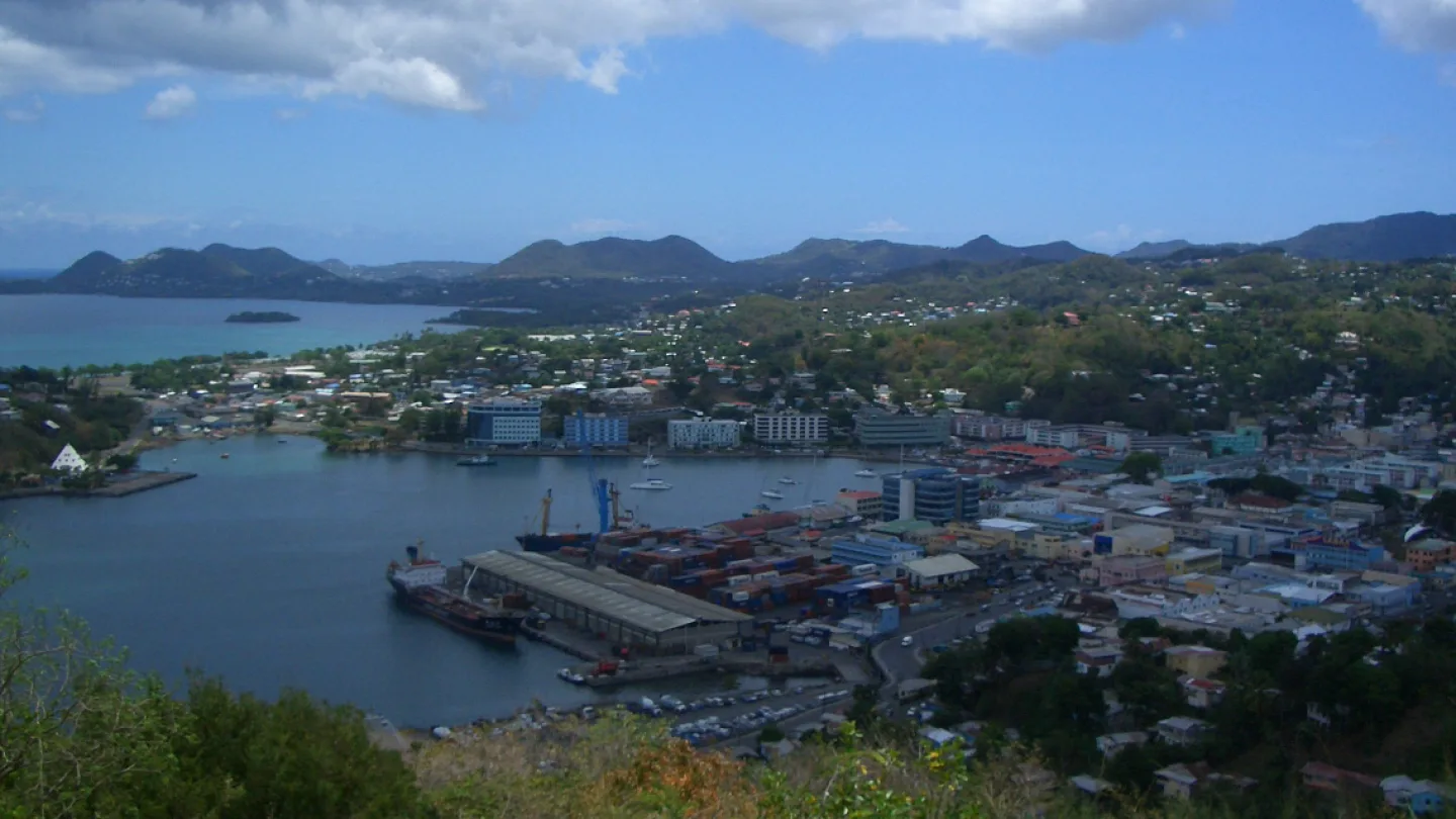 Castries, Saint Lucia travel banner