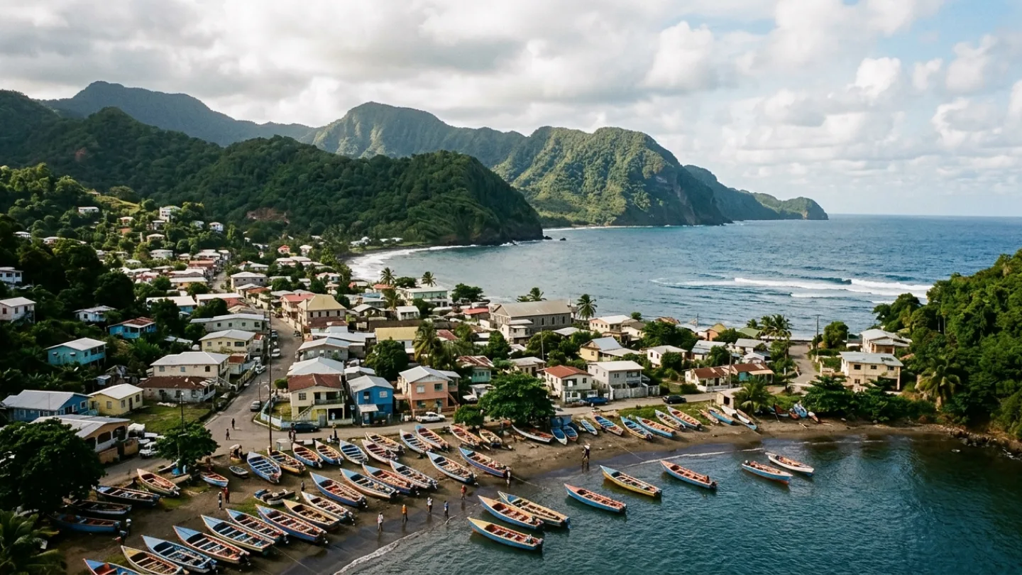 Dennery, Saint Lucia travel banner