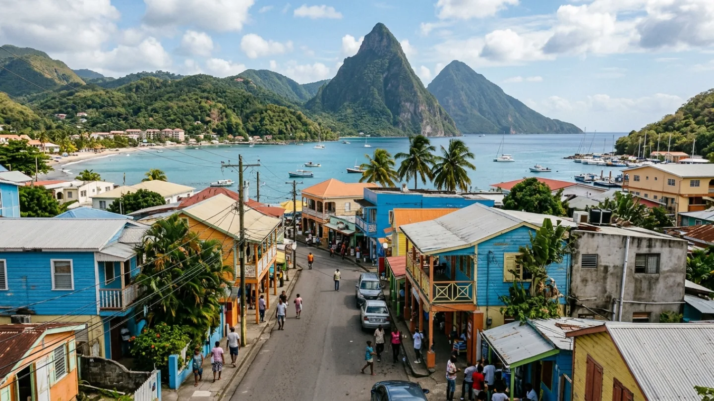 Gros Islet, Saint Lucia travel banner