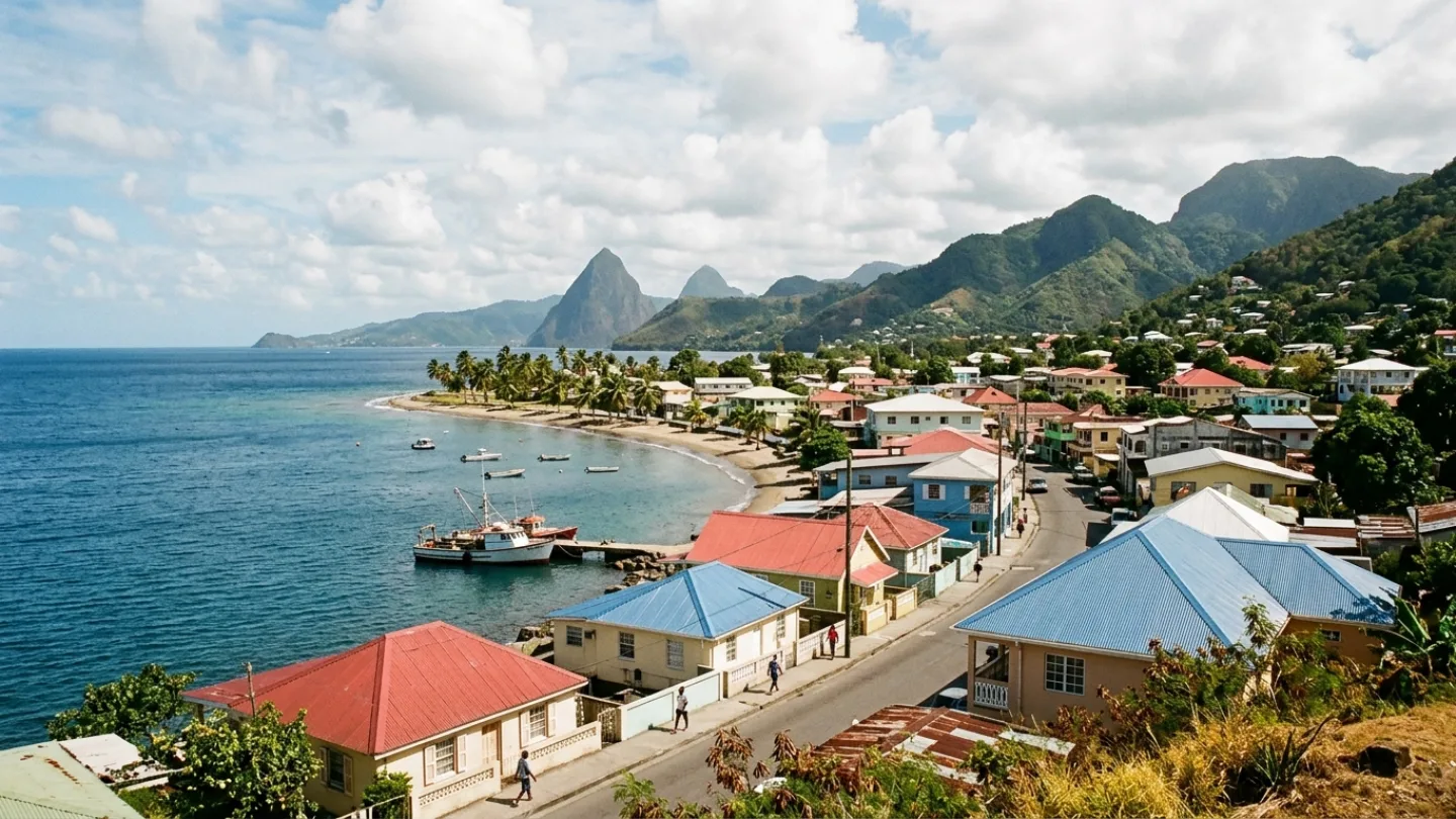 Vieux Fort, Saint Lucia travel banner