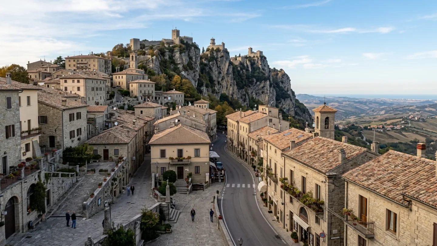 Borgo Maggiore, San Marino travel banner