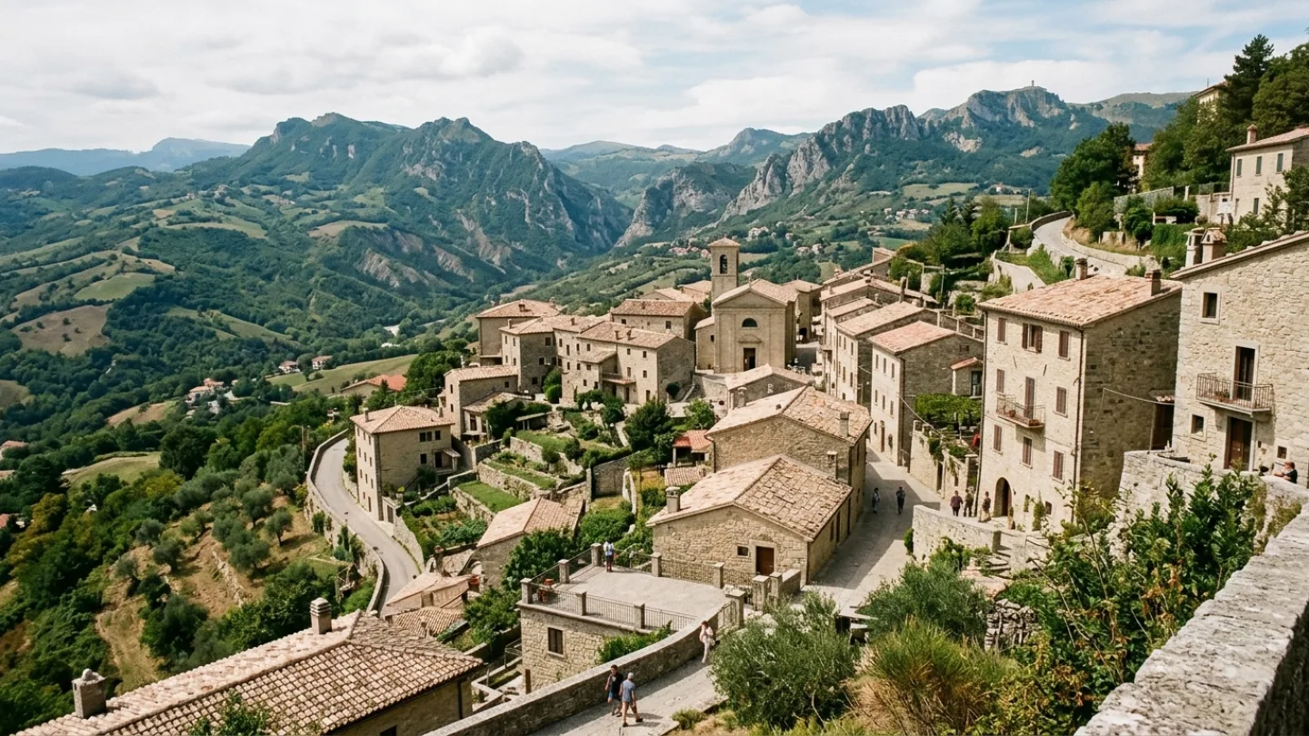 Chiesanuova, San Marino travel banner
