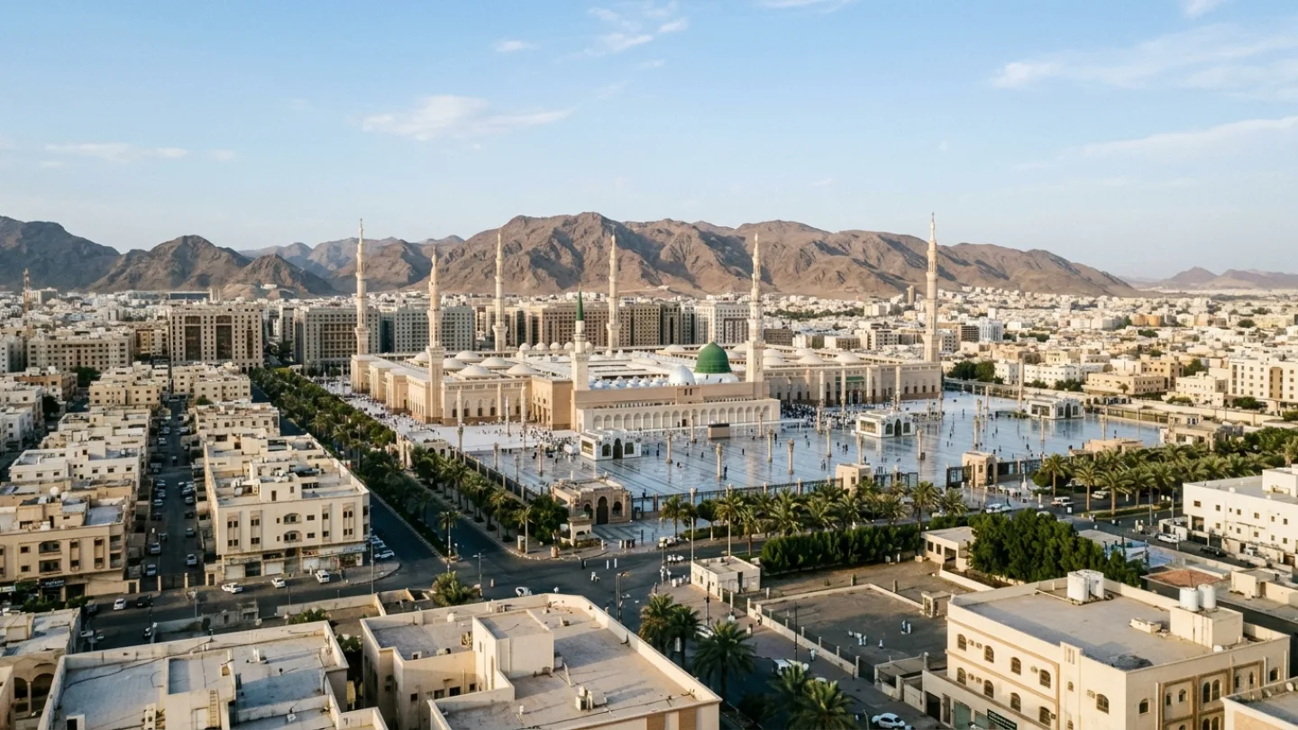 Al Madinah, Saudi Arabia travel banner