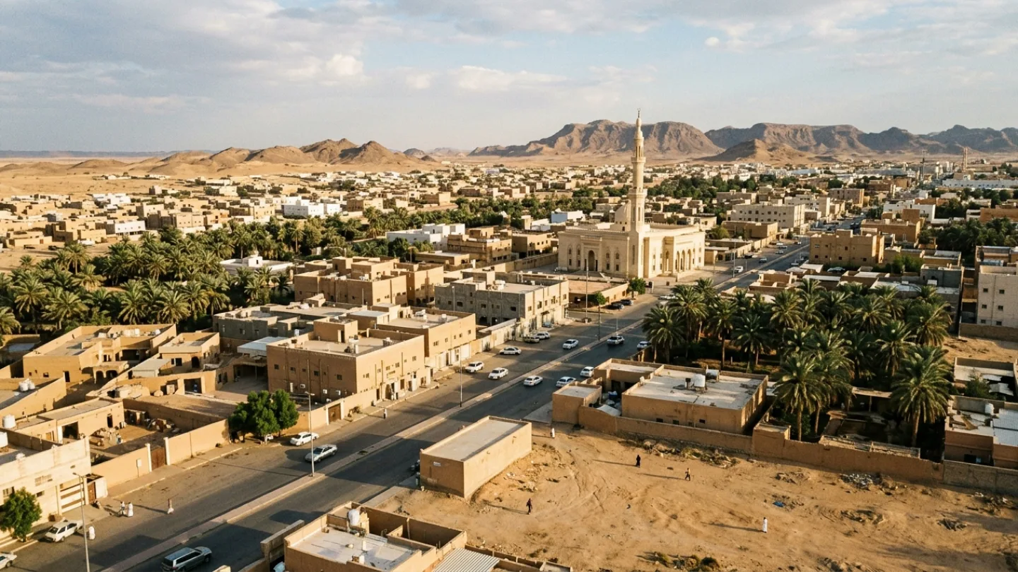Al-Qassim, Saudi Arabia travel banner