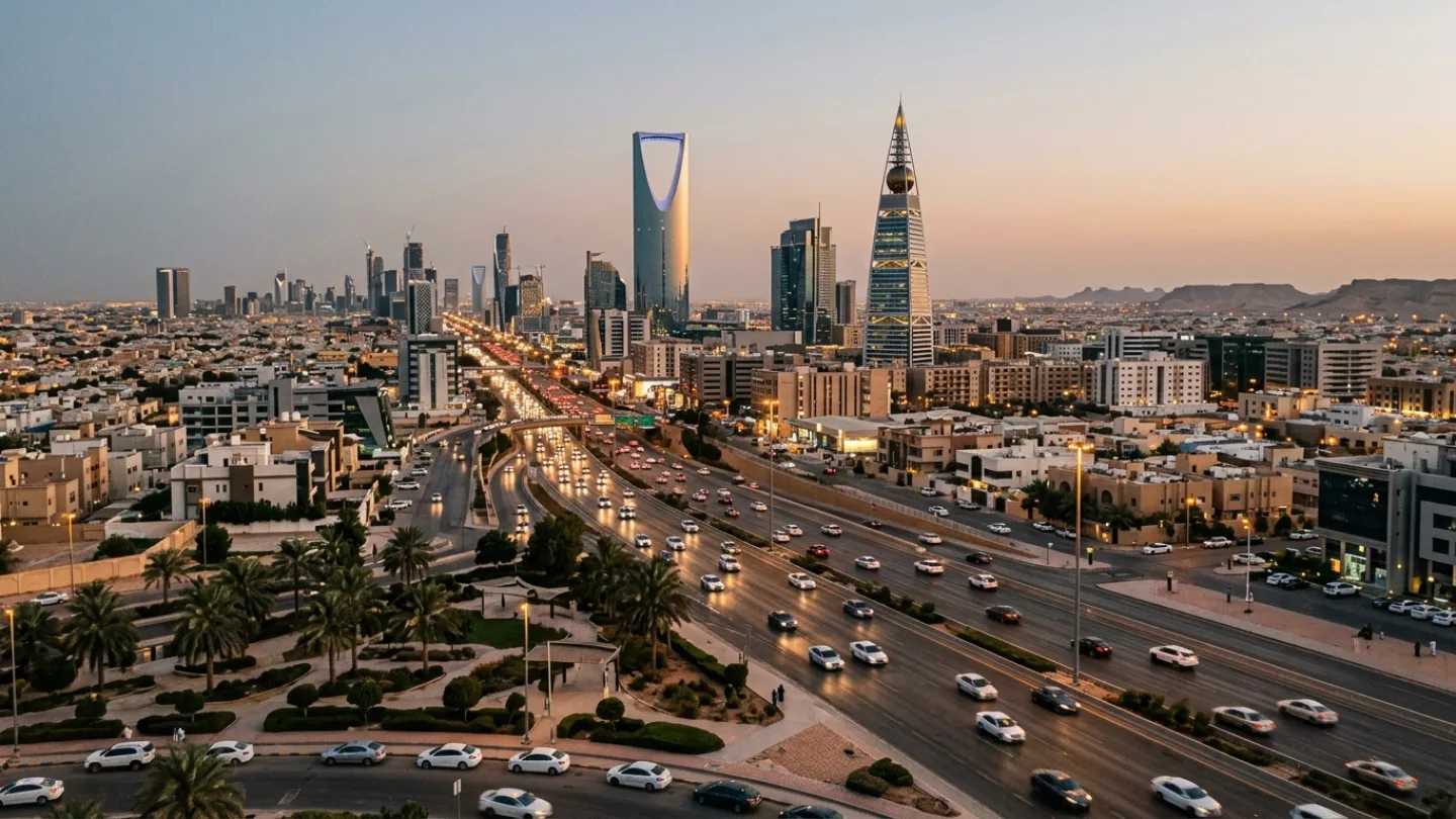 Riyadh, Saudi Arabia travel banner