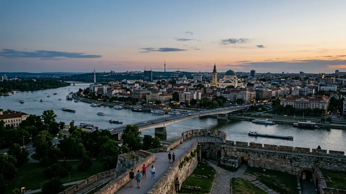 Belgrade, Serbia travel banner
