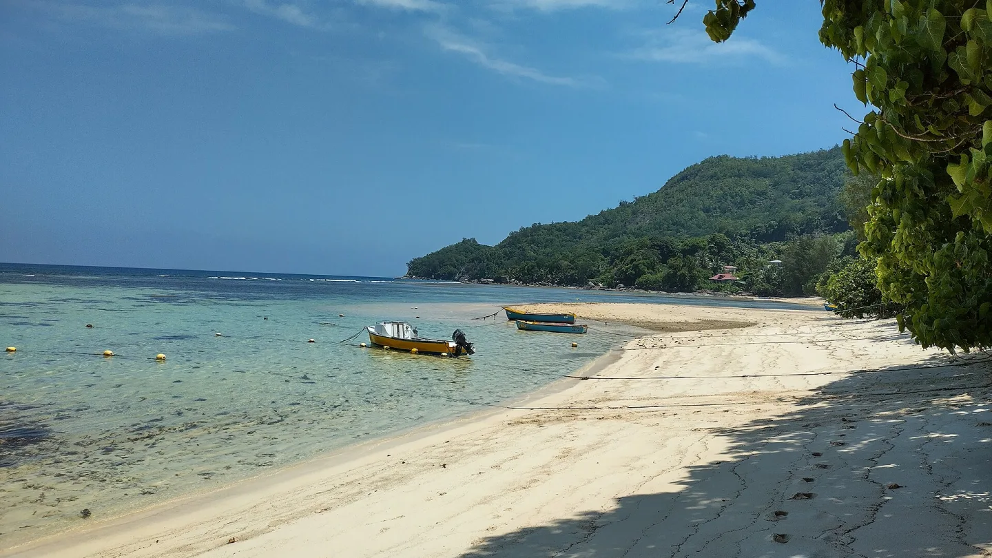 Takamaka, Seychelles travel banner