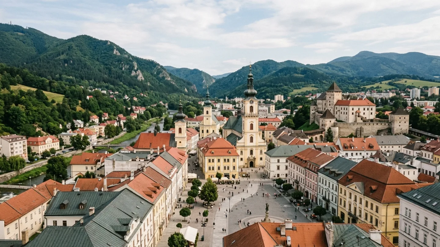 Banská Bystrica, Slovakia travel banner