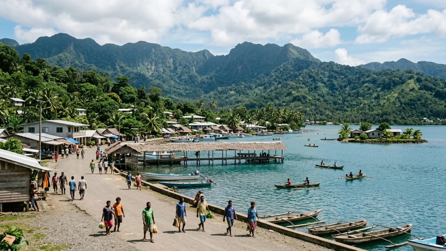Malaita, Solomon Islands travel banner