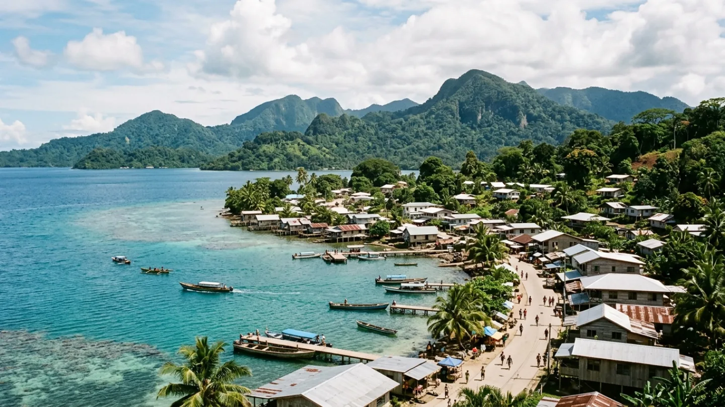 Western, Solomon Islands travel banner
