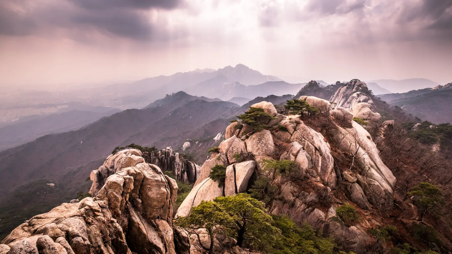 Seoul, South Korea travel banner