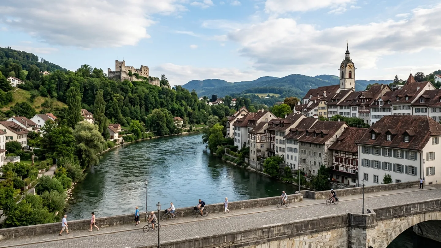 Aargau, Switzerland travel banner