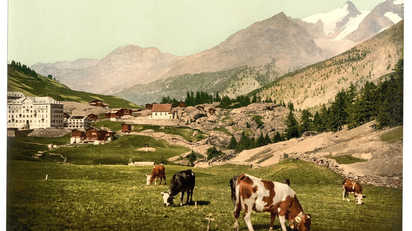 Valais, Switzerland travel banner