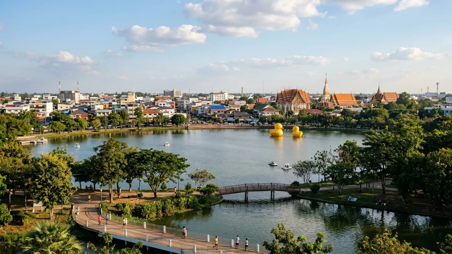 Udon Thani, Thailand travel banner