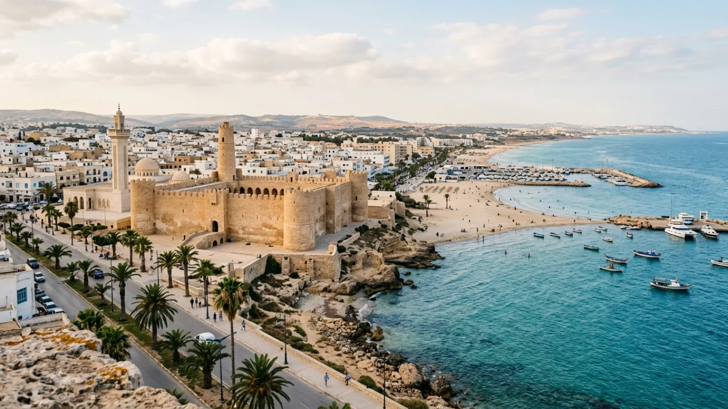 Monastir, Tunisia travel banner