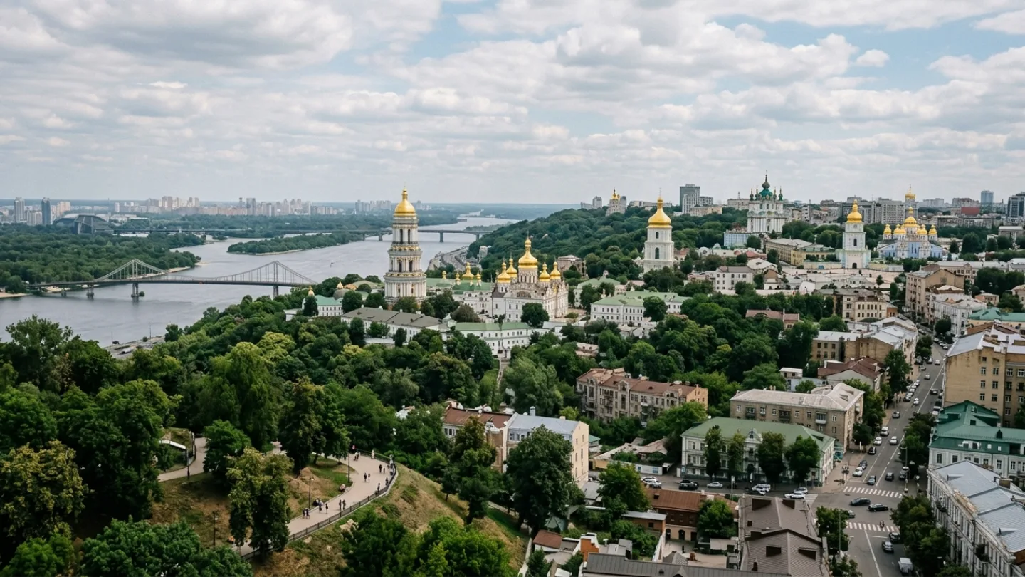 Kyivska, Ukraine travel banner