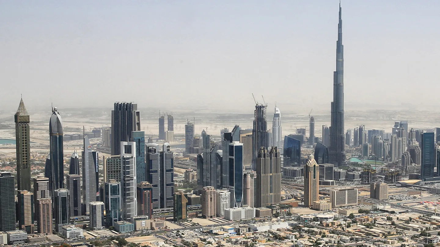 Dubai, United Arab Emirates travel banner