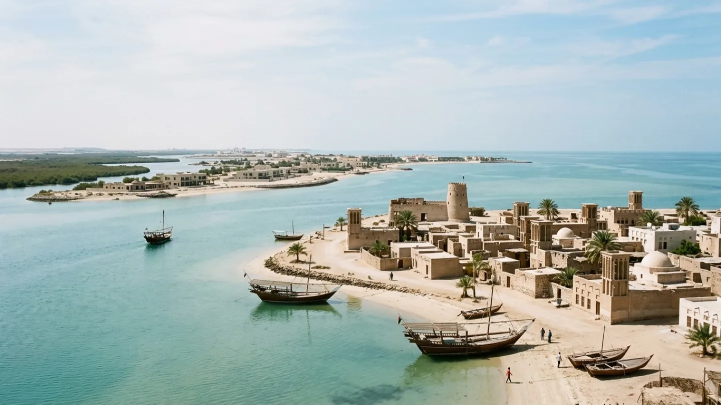 Umm Al Quwain, United Arab Emirates travel banner