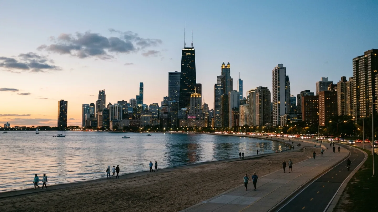 Illinois, United States travel banner