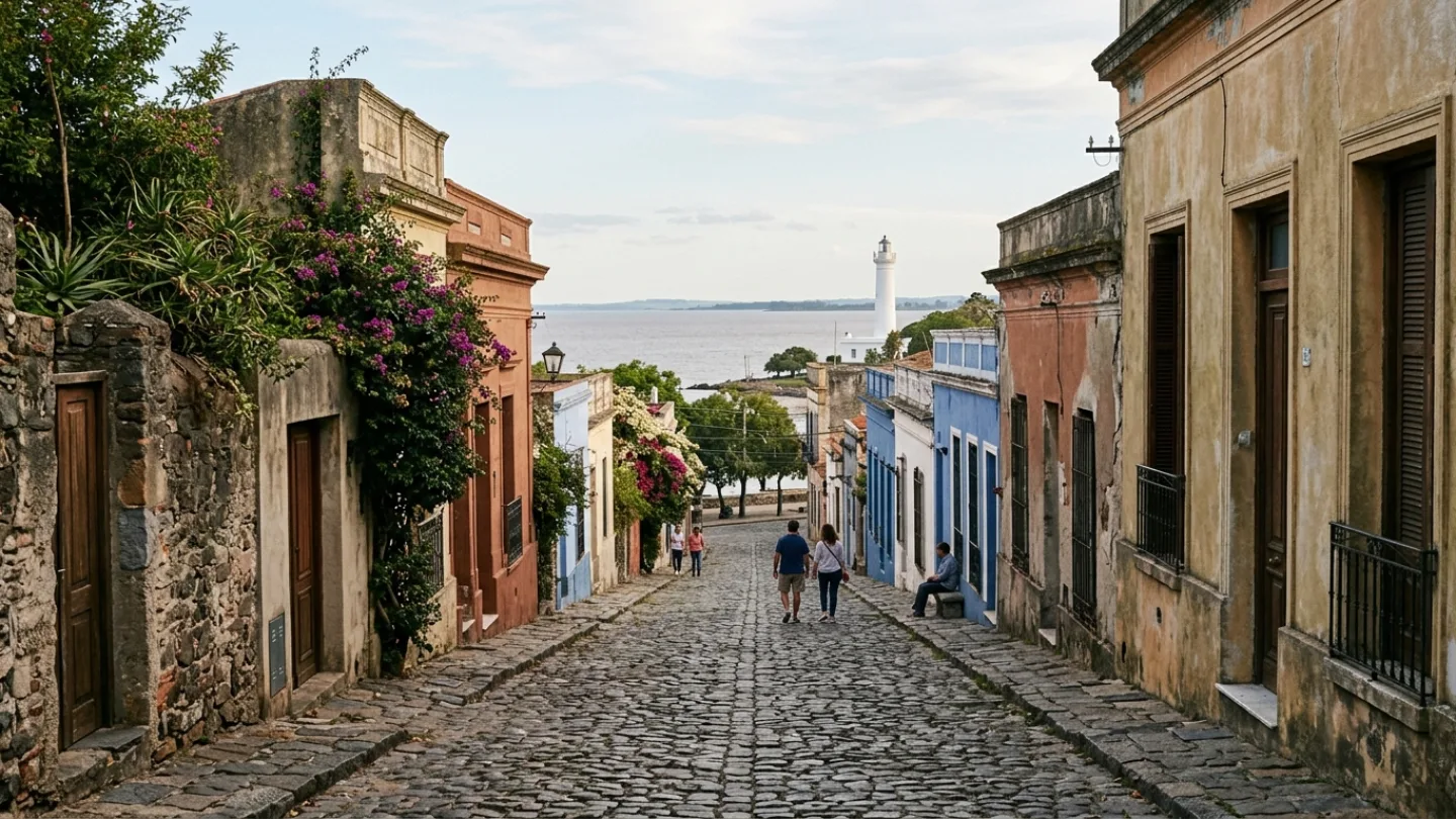 Colonia, Uruguay travel banner