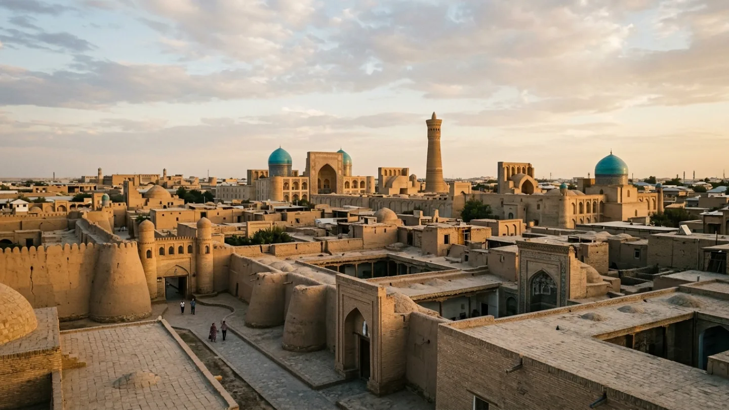 Bukhara, Uzbekistan travel banner