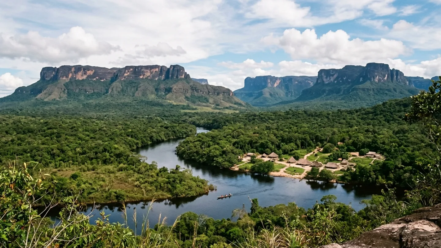 Amazonas, Venezuela travel banner